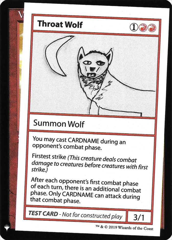 Throat Wolf [Mystery Booster Playtest Cards] | Boutique FDB TCG