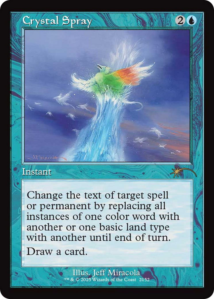 Crystal Spray (Retro Frame) [Secret Lair Drop Series] | Boutique FDB TCG
