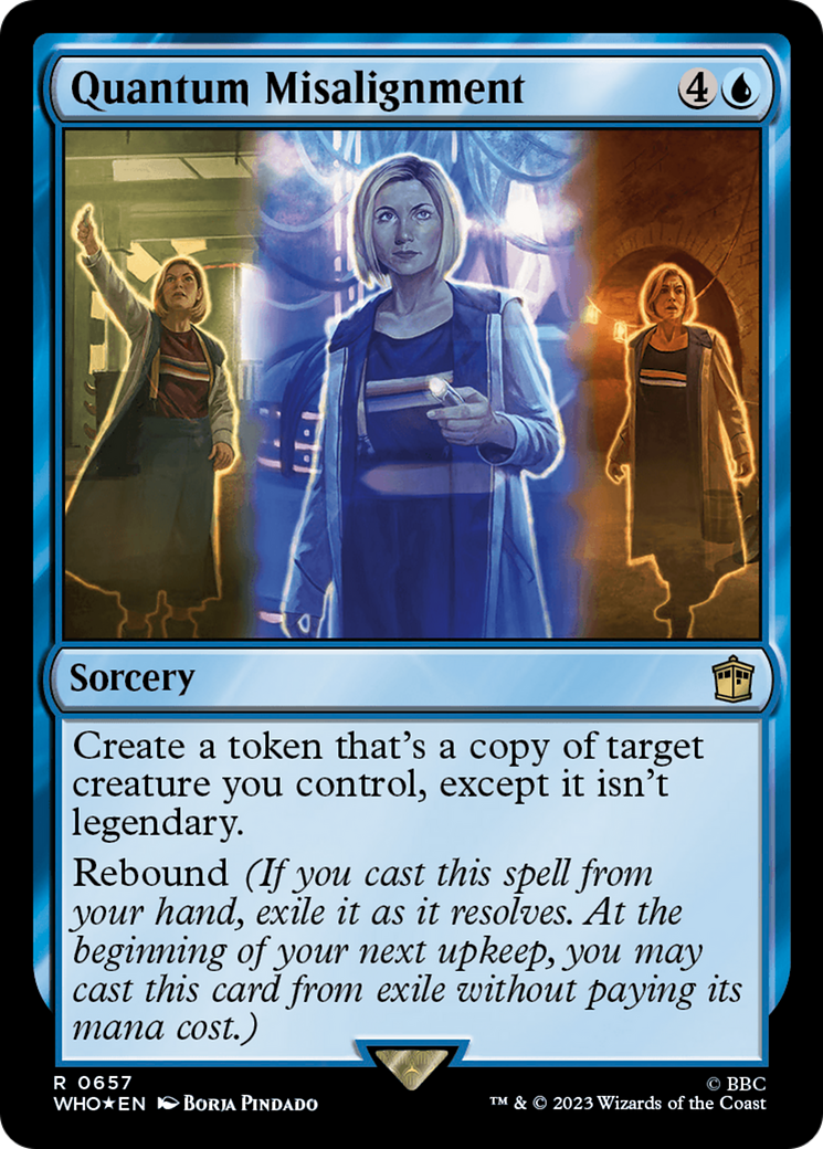 Quantum Misalignment (Surge Foil) [Doctor Who] | Boutique FDB TCG