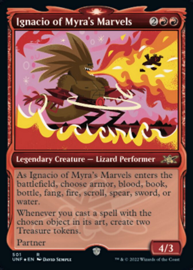 Ignacio of Myra's Marvels (Showcase) (Galaxy Foil) [Unfinity] | Boutique FDB TCG