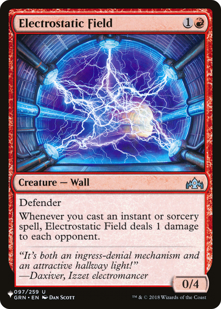 Electrostatic Field [The List Reprints] | Boutique FDB TCG