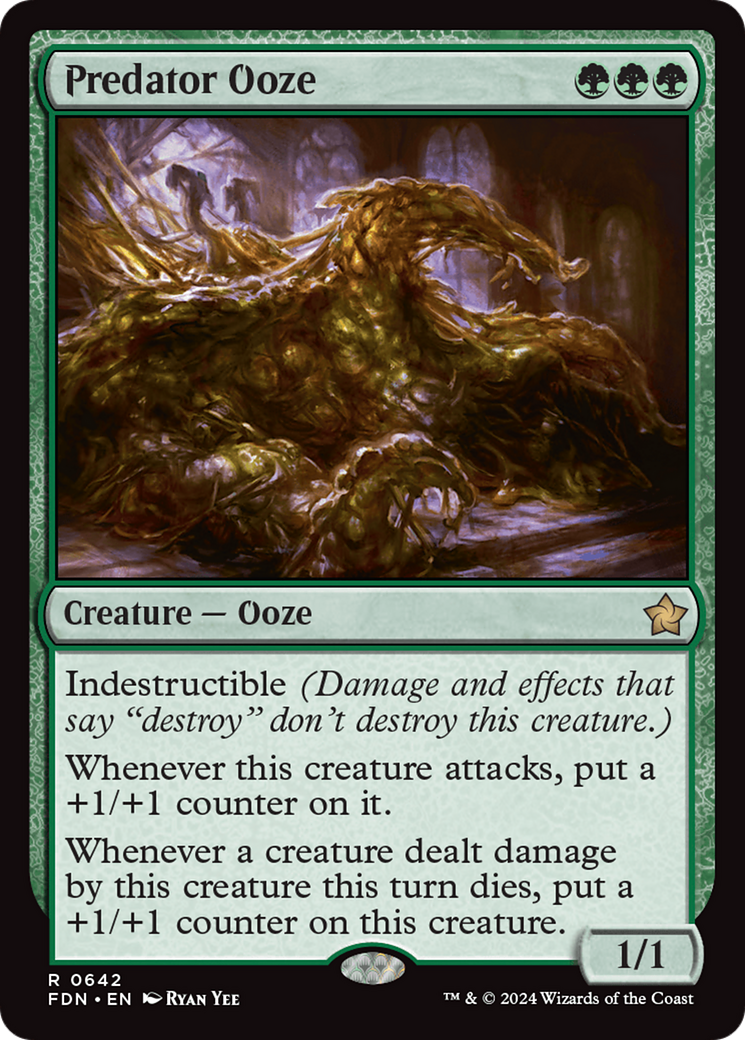 Predator Ooze [Foundations] | Boutique FDB TCG