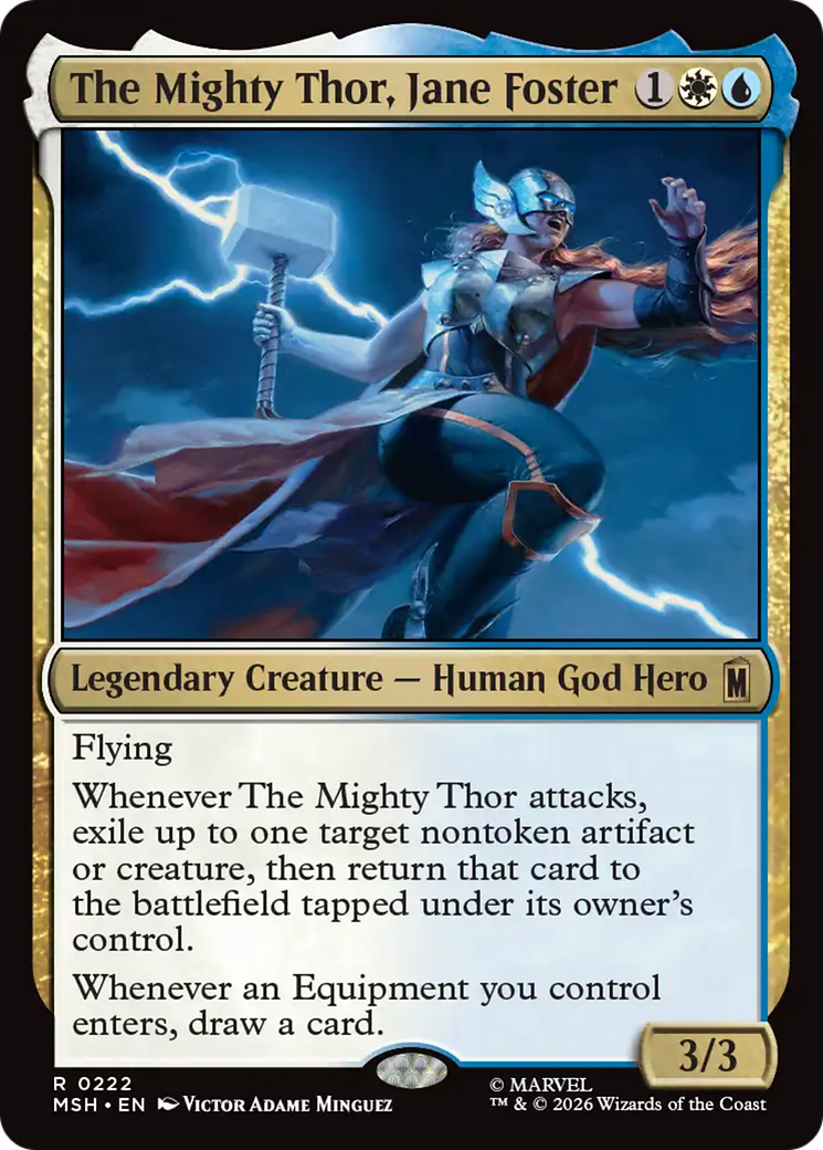 The Mighty Thor, Jane Foster [Marvel Super Heroes] | Boutique FDB TCG