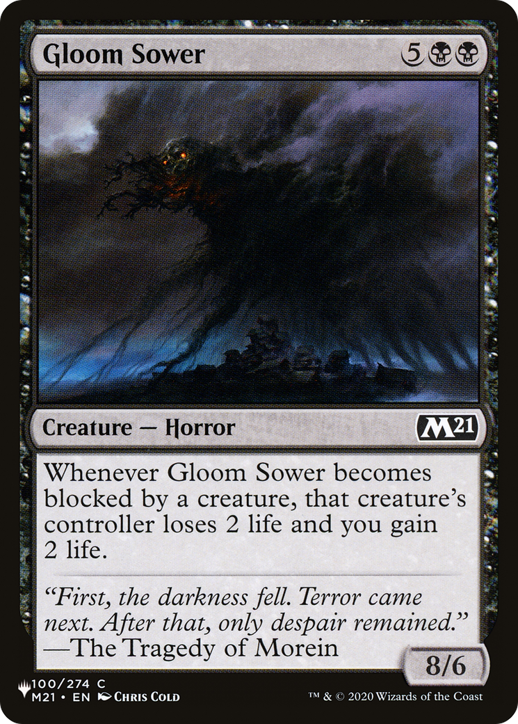 Gloom Sower [The List Reprints] | Boutique FDB TCG