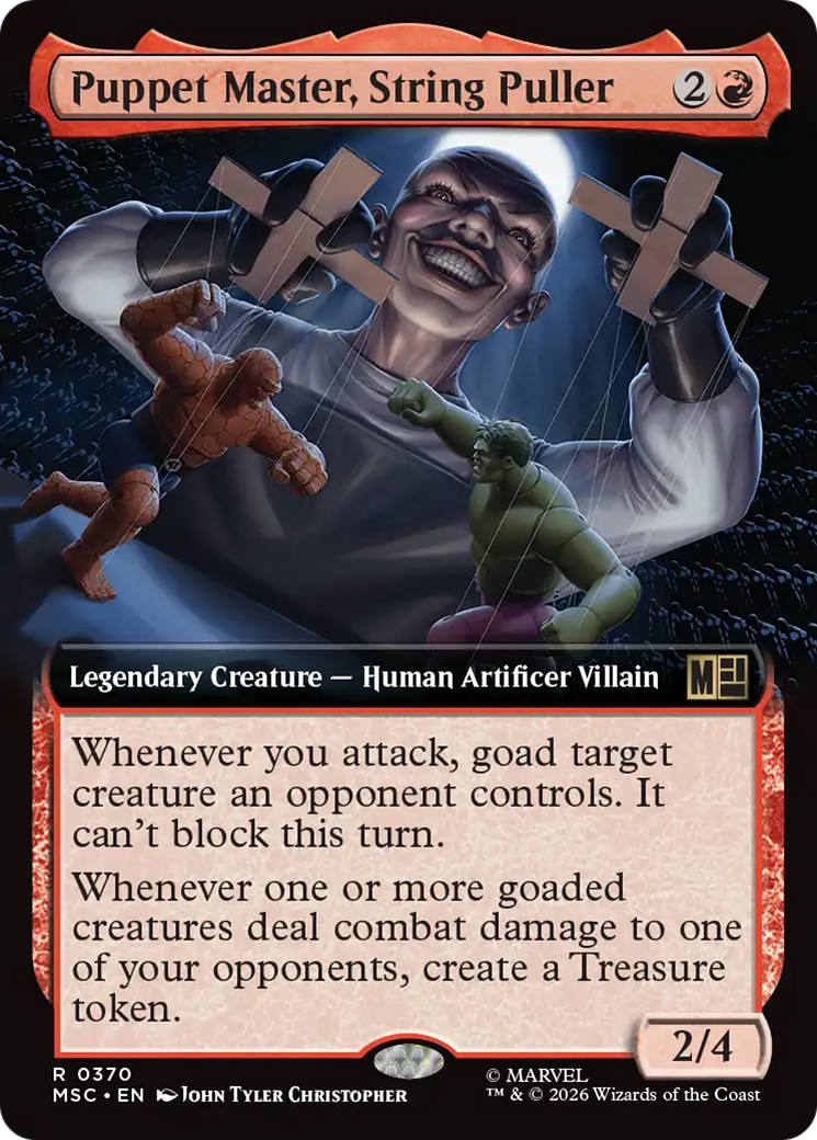 Puppet Master, String Puller (Extended Art) [Marvel Super Heroes Commander] | Boutique FDB TCG