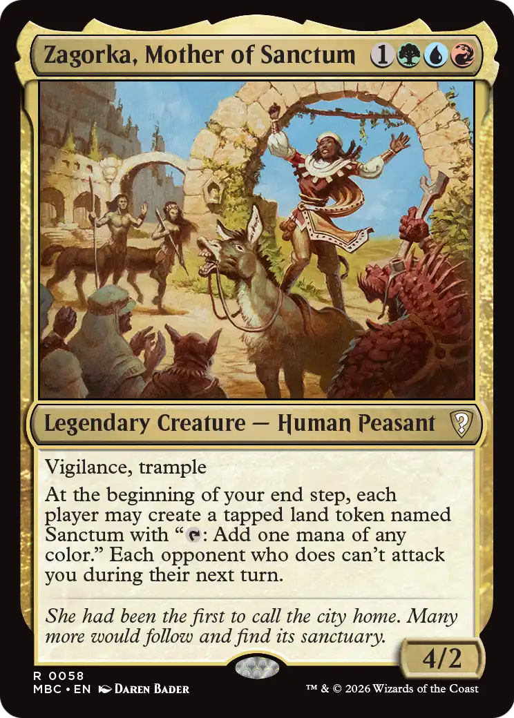 Zagorka, Mother of Sanctum [Mystery Booster: Commander Edition] | Boutique FDB TCG