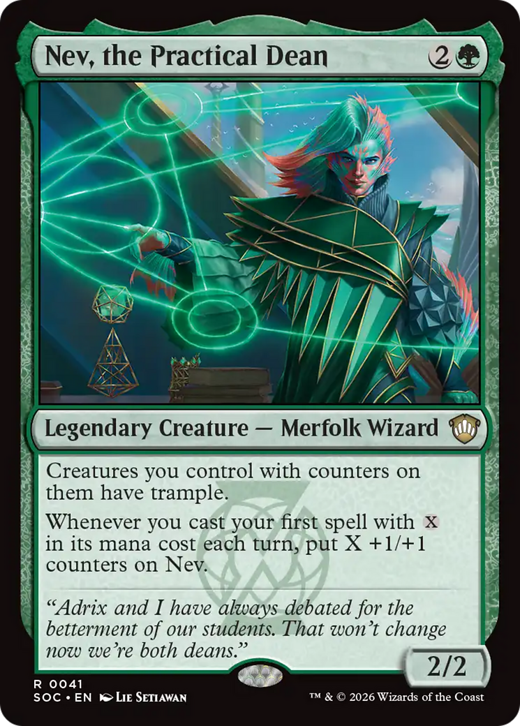 Nev, the Practical Dean [Secrets of Strixhaven Commander] | Boutique FDB TCG