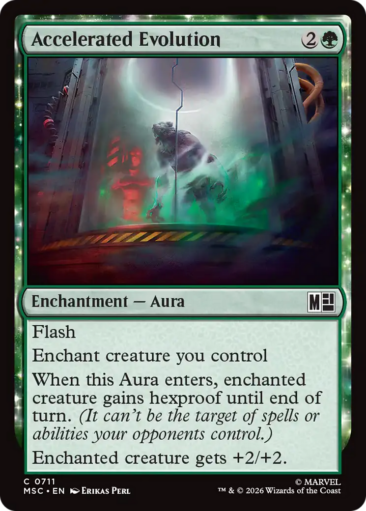 Accelerated Evolution [Marvel Super Heroes Commander] | Boutique FDB TCG