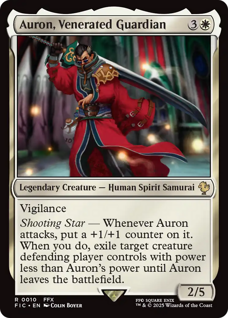 Auron, Venerated Guardian [FINAL FANTASY Commander] | Boutique FDB TCG