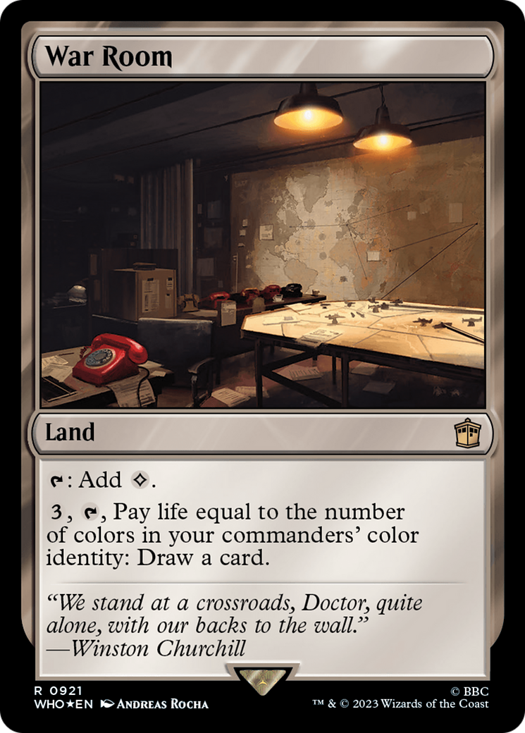 War Room (Surge Foil) [Doctor Who] | Boutique FDB TCG