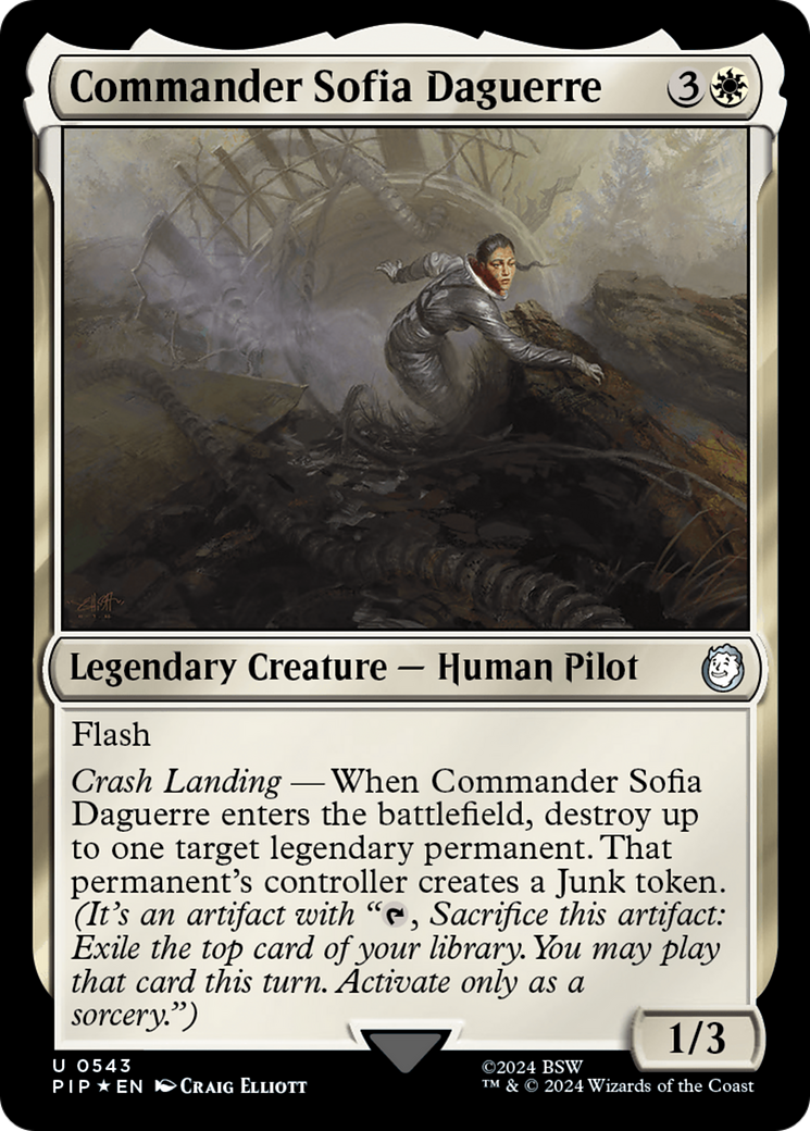 Commander Sofia Daguerre (Surge Foil) [Fallout] | Boutique FDB TCG