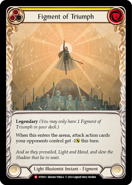 Figment of Triumph // Victoria, Archangel of Triumph [DTD011 //] (Dusk Till Dawn) | Boutique FDB TCG