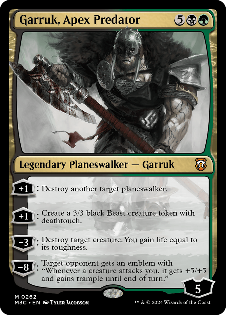 Garruk, Apex Predator (Ripple Foil) [Modern Horizons 3 Commander] | Boutique FDB TCG