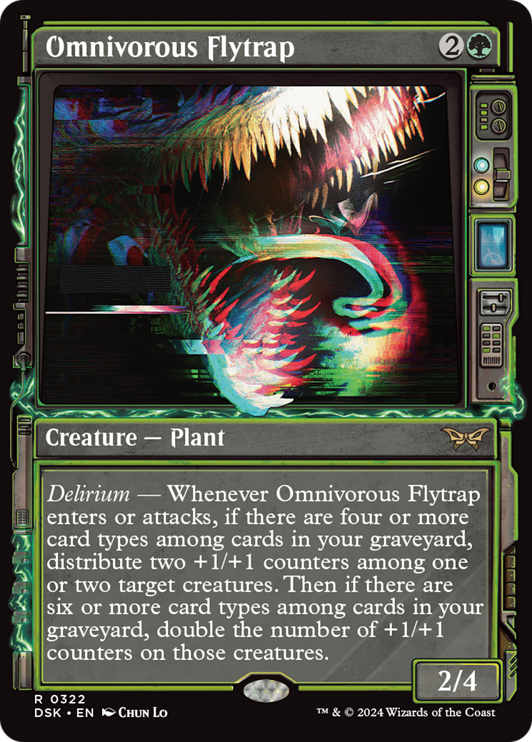 Omnivorous Flytrap (Showcase) [Duskmourn: House of Horror] | Boutique FDB TCG