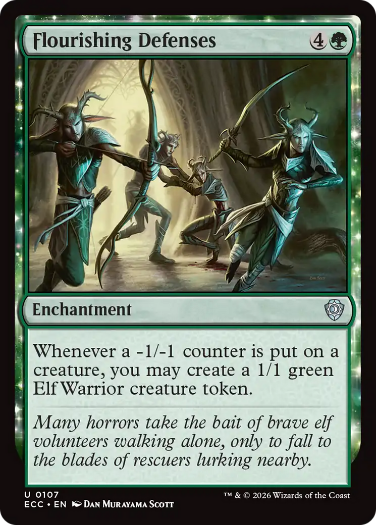 Flourishing Defenses [Lorwyn Eclipsed Commander] | Boutique FDB TCG