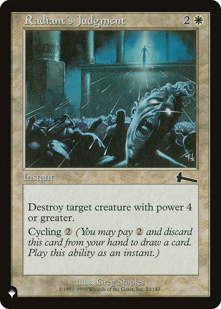 Radiant's Judgment [The List] | Boutique FDB TCG