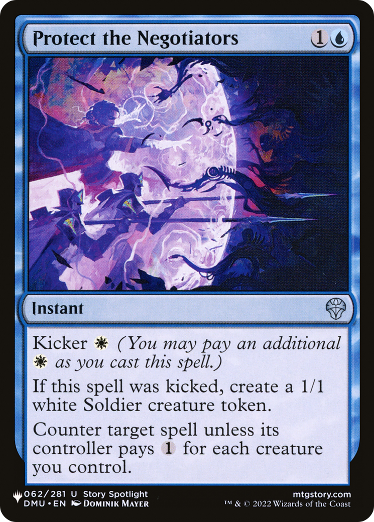 Protect the Negotiators [The List] | Boutique FDB TCG
