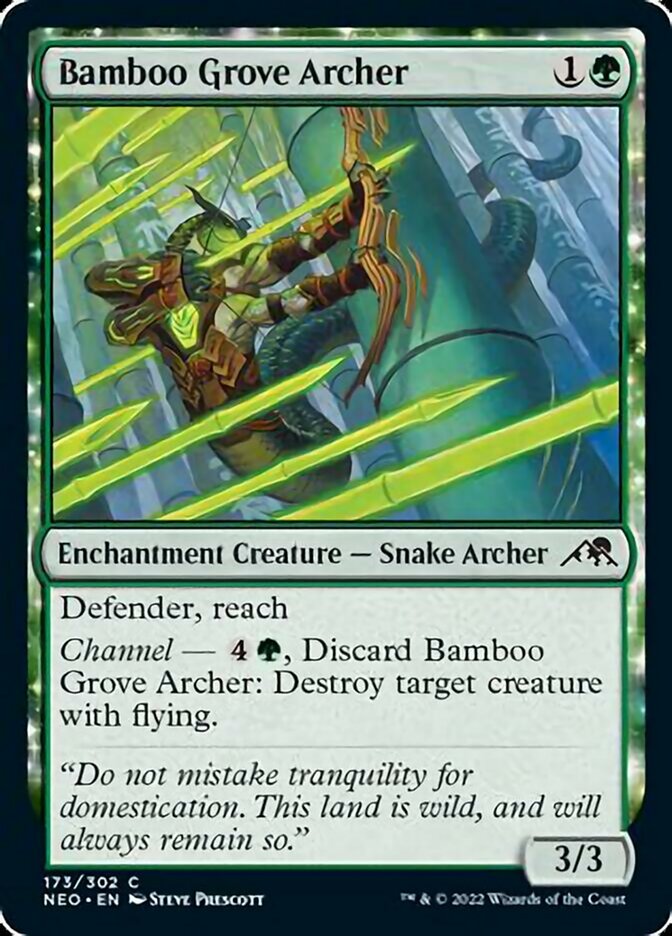 Bamboo Grove Archer [Kamigawa: Neon Dynasty] | Boutique FDB TCG