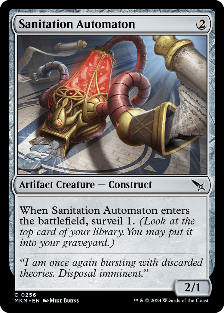 Sanitation Automaton [Murders at Karlov Manor] | Boutique FDB TCG