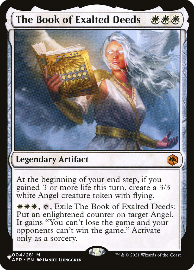 The Book of Exalted Deeds [Secret Lair: Angels] | Boutique FDB TCG