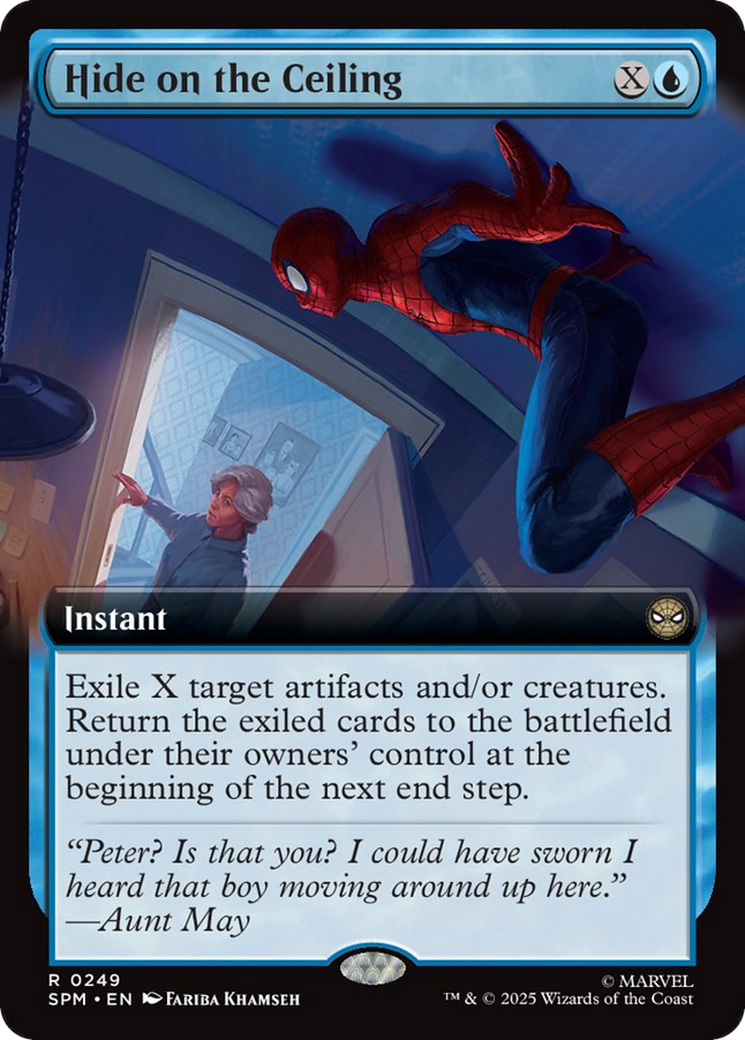 Hide on the Ceiling (Extended Art) [Marvel's Spider-Man] | Boutique FDB TCG