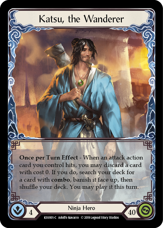 Katsu, the Wanderer [KSU001-C] (Katsu Hero Deck)  1st Edition Normal | Boutique FDB TCG