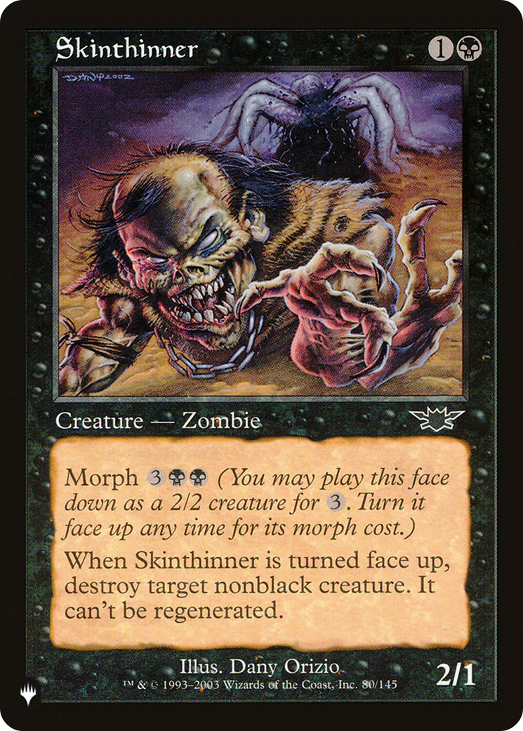 Skinthinner [The List] | Boutique FDB TCG