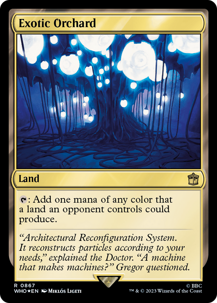 Exotic Orchard (Surge Foil) [Doctor Who] | Boutique FDB TCG