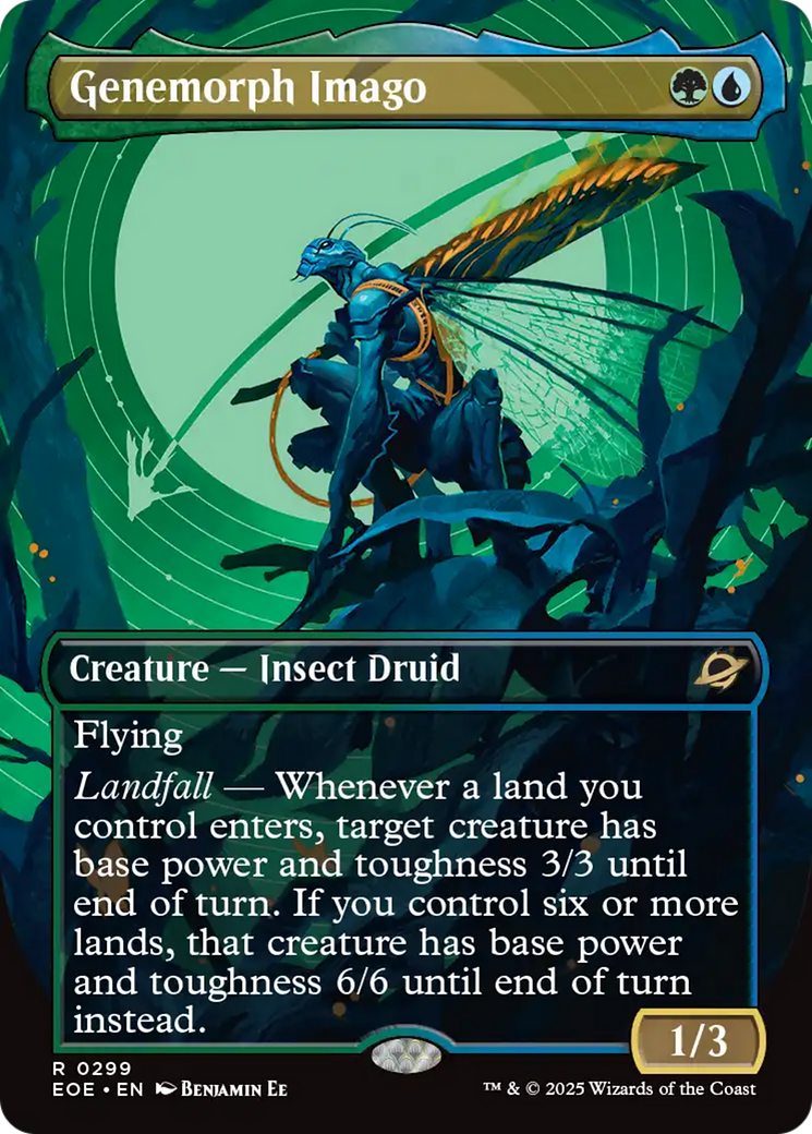 Genemorph Imago (Borderless) [Edge of Eternities] | Boutique FDB TCG
