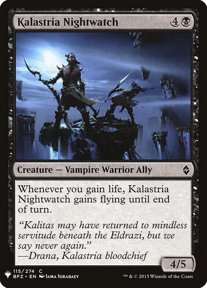 Kalastria Nightwatch [Mystery Booster] | Boutique FDB TCG