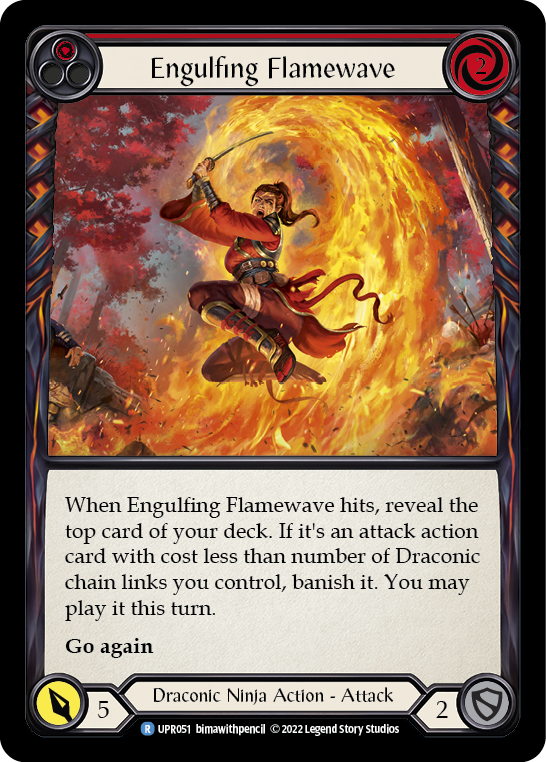 Engulfing Flamewave (Red) [UPR051] (Uprising) | Boutique FDB TCG