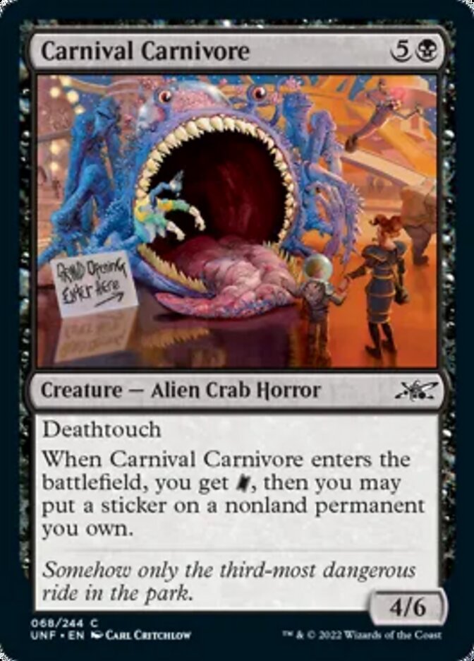 Carnival Carnivore [Unfinity] | Boutique FDB TCG