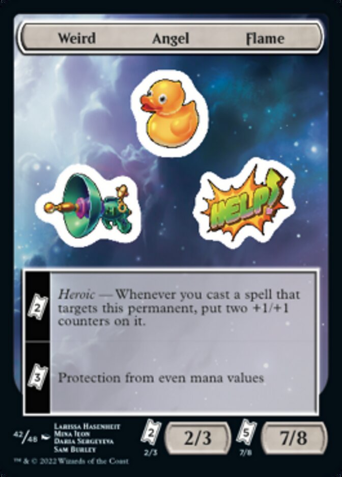Weird Angel Flame [Unfinity Stickers] | Boutique FDB TCG