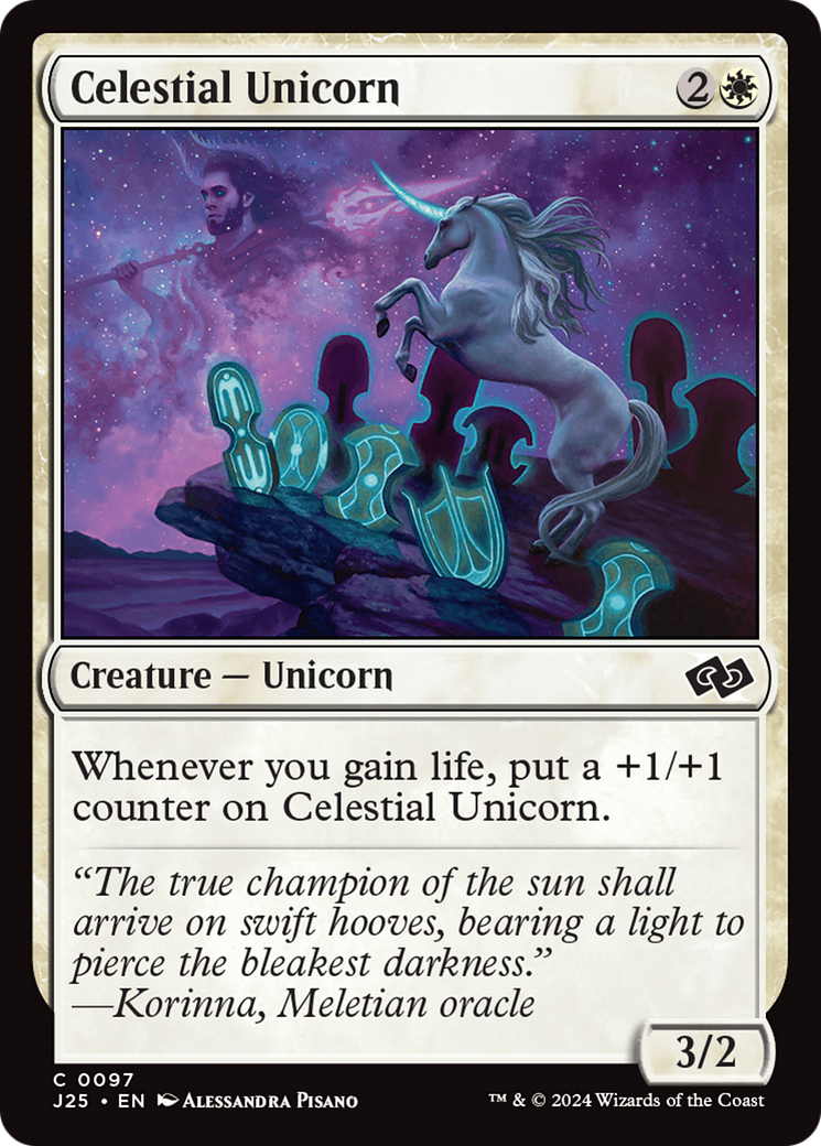 Celestial Unicorn [Foundations Jumpstart] | Boutique FDB TCG