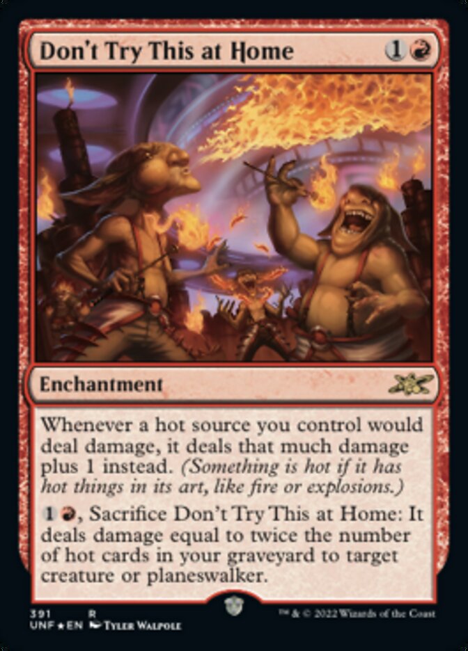 Don't Try This at Home (Galaxy Foil) [Unfinity] | Boutique FDB TCG