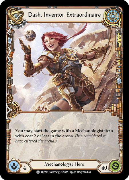 Dash, Inventor Extraordinaire // Viserai, Rune Blood [U-ARC001 // U-ARC075] (Arcane Rising Unlimited) | Boutique FDB TCG