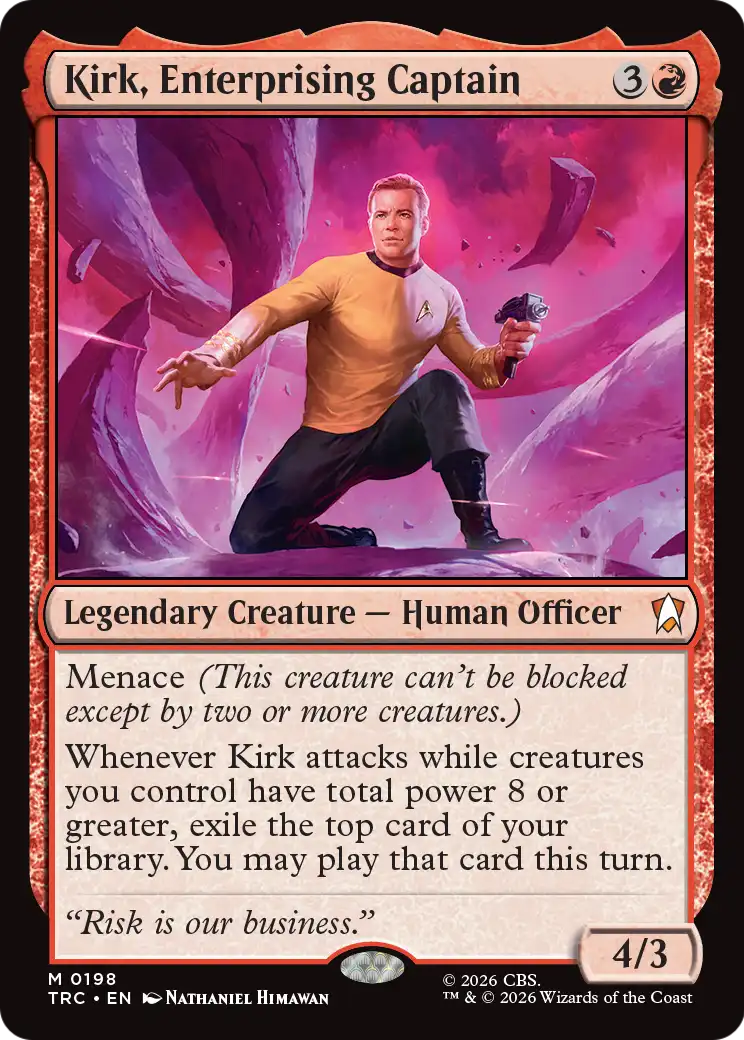 Kirk, Enterprising Captain [Star Trek Commander] | Boutique FDB TCG