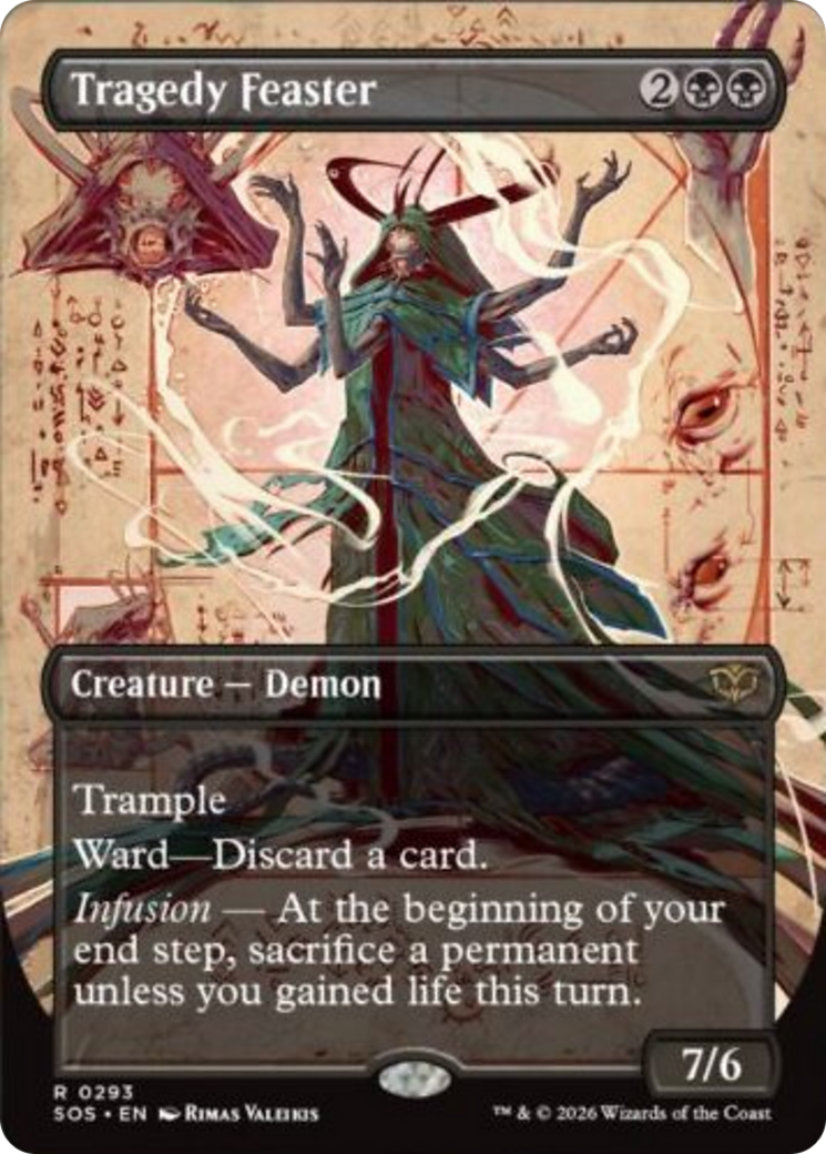 Tragedy Feaster (Borderless) [Secrets of Strixhaven] | Boutique FDB TCG