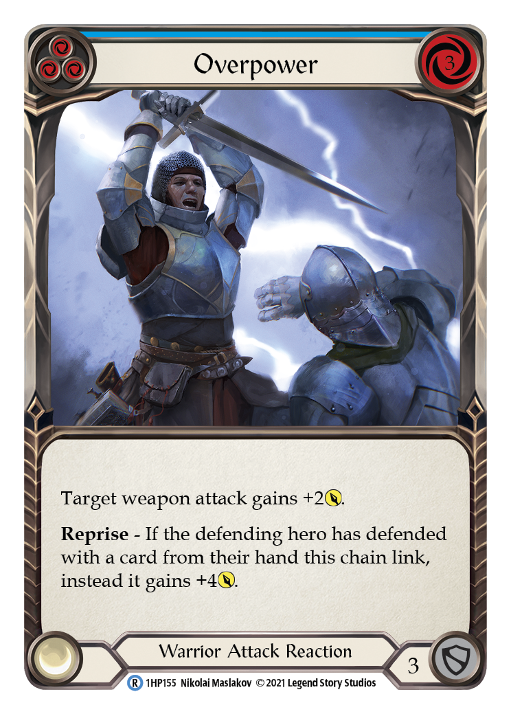 Overpower (Blue) [1HP155] (History Pack 1) | Boutique FDB TCG