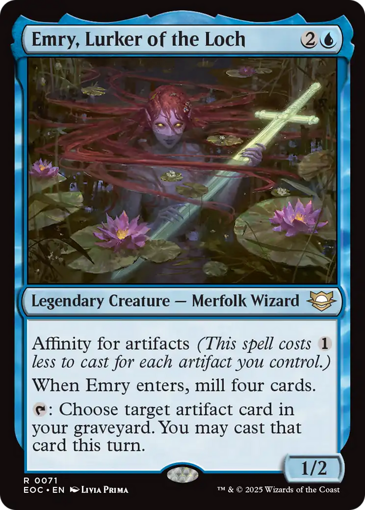 Emry, Lurker of the Loch [Edge of Eternities Commander] | Boutique FDB TCG