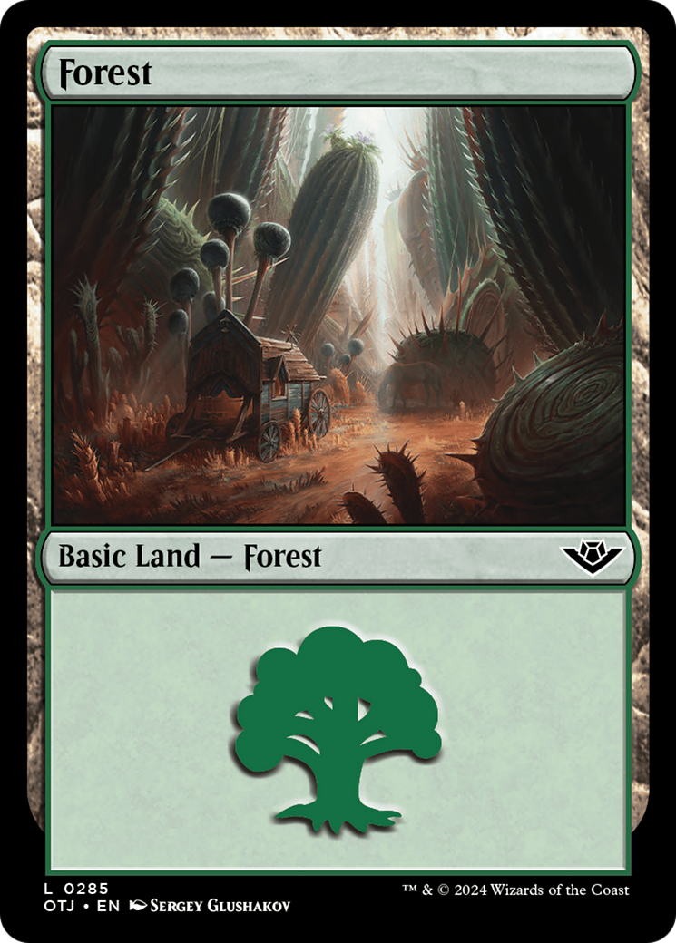 Forest (0285) [Outlaws of Thunder Junction] | Boutique FDB TCG