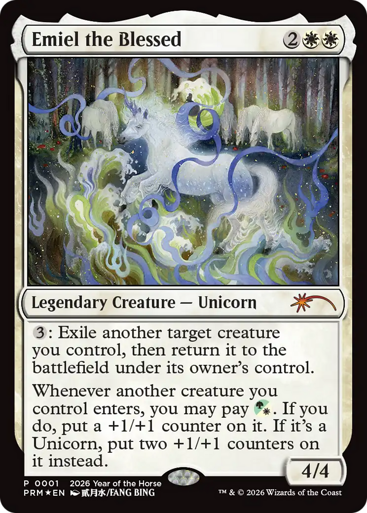 Emiel the Blessed (Year of the Horse 2026) [Standard Showdown Promos] | Boutique FDB TCG