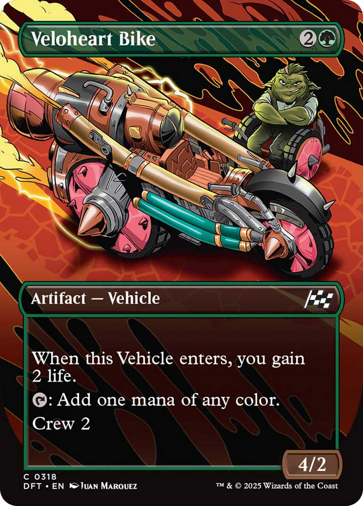 Veloheart Bike (Borderless) [Aetherdrift] | Boutique FDB TCG