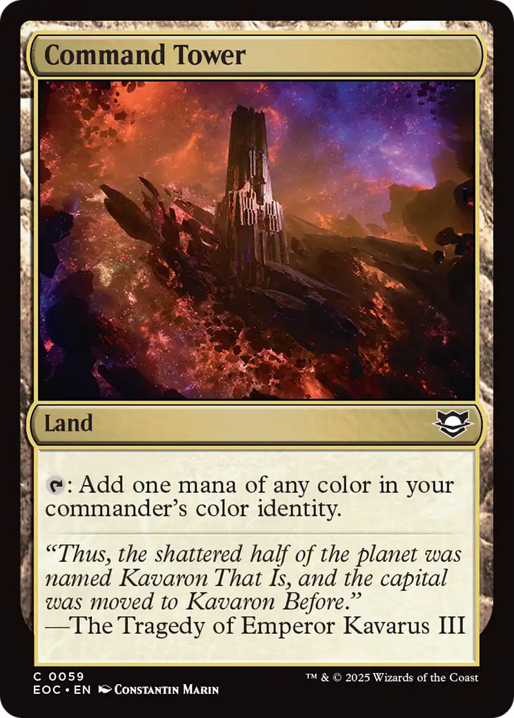 Command Tower [Edge of Eternities Commander] | Boutique FDB TCG