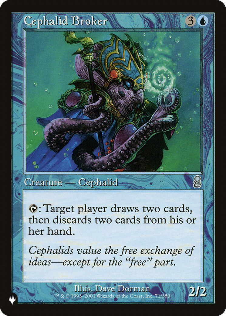 Cephalid Broker [The List] | Boutique FDB TCG