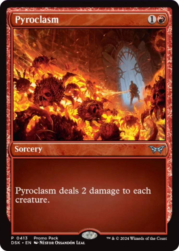 Pyroclasm [Duskmourn: House of Horror Promos] | Boutique FDB TCG