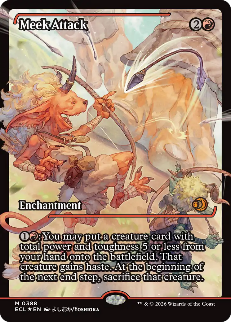 Meek Attack (388) (Showcase) [Lorwyn Eclipsed] | Boutique FDB TCG
