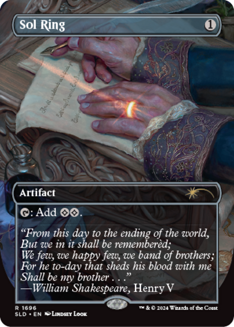 Sol Ring (1696) [Secret Lair: Sheldon's Spellbook] | Boutique FDB TCG