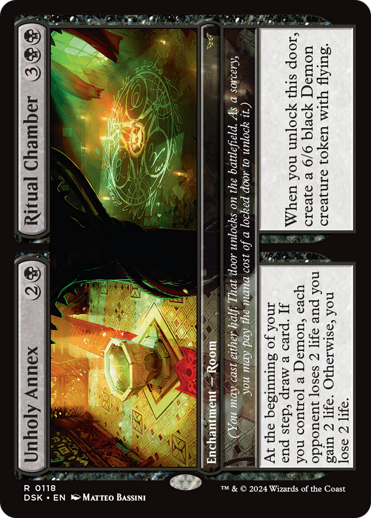 Unholy Annex // Ritual Chamber [Duskmourn: House of Horror] | Boutique FDB TCG