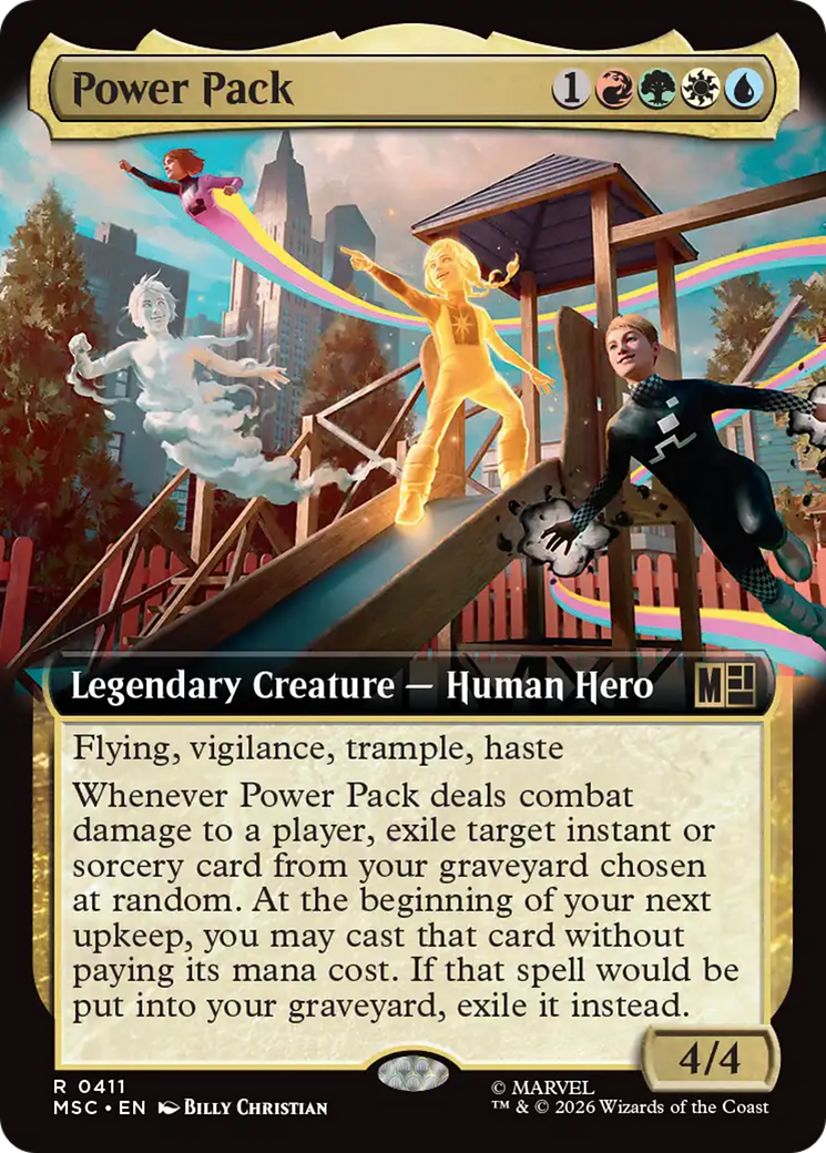 Power Pack (Extended Art) [Marvel Super Heroes Commander] | Boutique FDB TCG